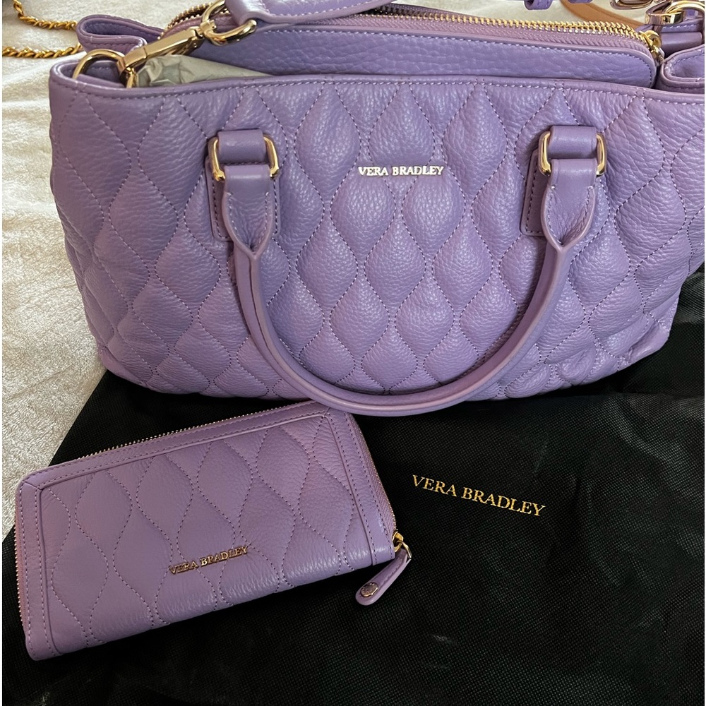 Ver Bradley Quilted Purse and Wallet